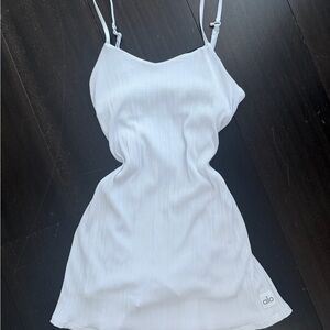ALO Yoga White Strappy Dress